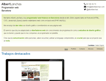 Tablet Screenshot of albertlanchas.com